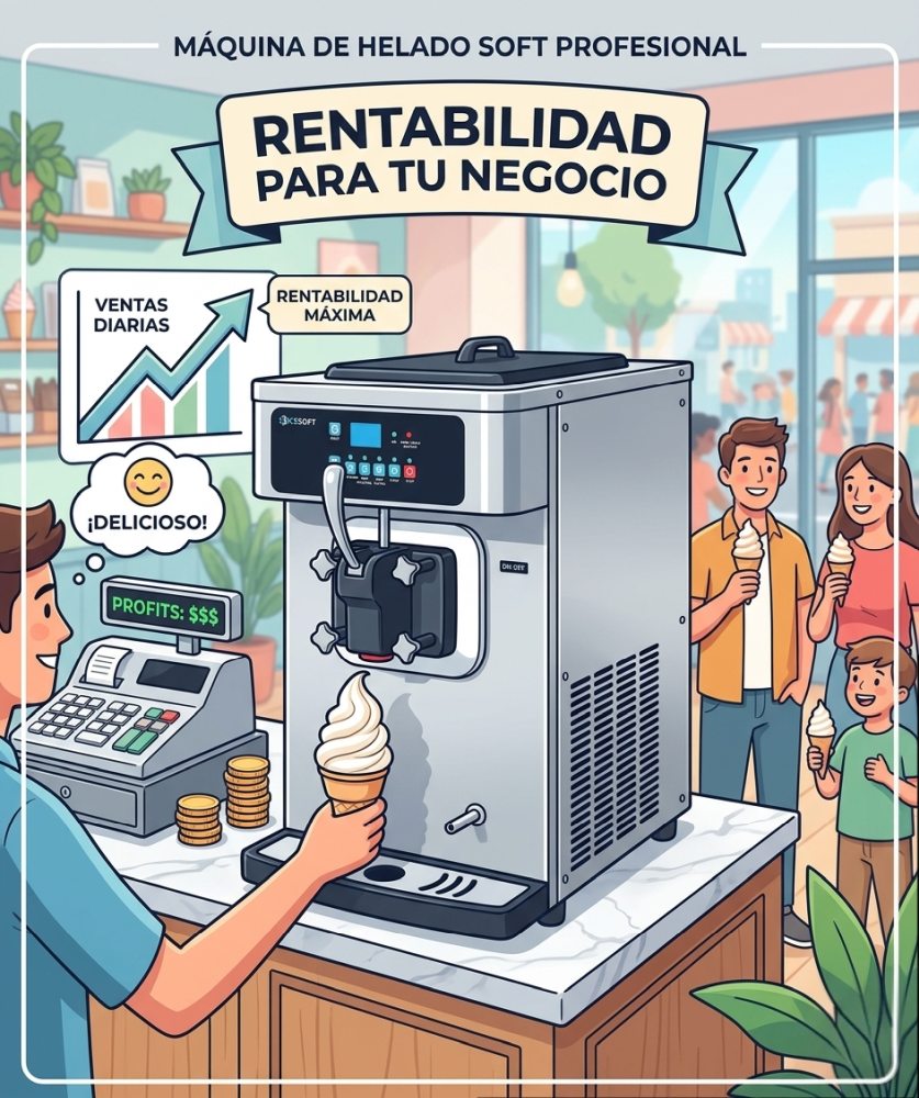 Negocio Rentable Con Maquinas Helado Icesoft