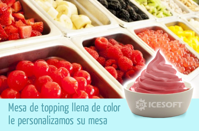 Venta de mesa y topping España