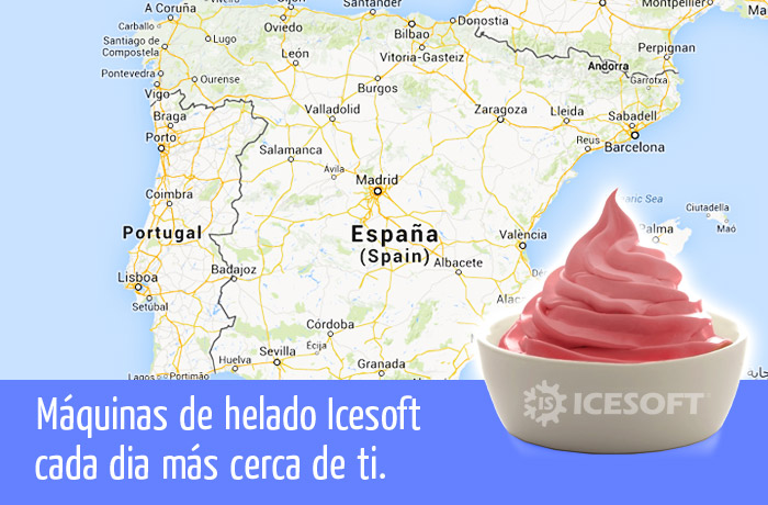 venta de maquinas de helado de yogurt icesoft