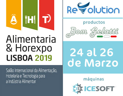 Feria Portugal Alimentaria 2019 con Maquinas de Helado