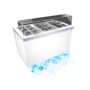 comprar máquina helados icesoft mesa toppings