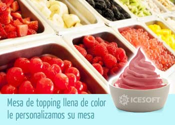 venta mesas Toppings